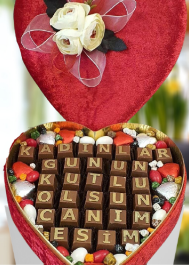 8 Mart  Kadınlar Günü Çikolata Siparişi Gaziantep Çiçekciler