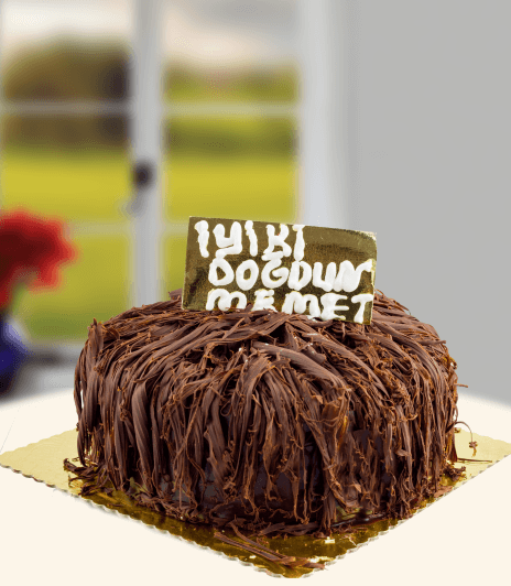 Çikolatalı Doğum Günü Pastası - Gaziantep Pasta Gaziantep Çiçekciler