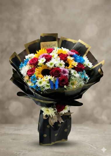Öğretmenler Günü – Güller ve Ayçiçekleri (Aynı Gün Teslim) Gaziantep Çiçekciler