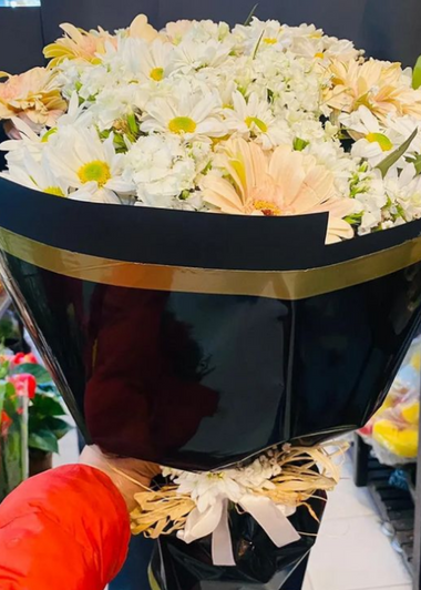 Papatya ve Gerbera Buketi Gaziantep Çiçek Sepeti Siparişi